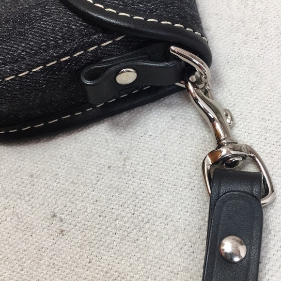 Dooney & Bourke Leather Trim Wristlet - Picture 7 of 8